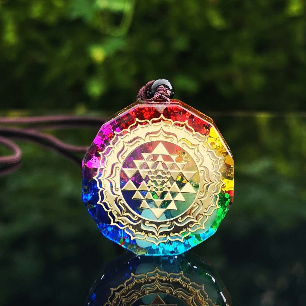 Spiritual Abacus™ Geometry Chakra Energy Pendant – Meditation Necklace for Healing, Balance & Spiritual Alignment