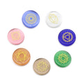 Spiritual Abacus Seven Opal Chakra Stone Set with Flannel Wish Bag