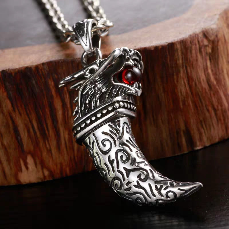Spiritual Abacus Sterling Silver Spike Pendant