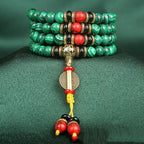 Spiritual Abacus 108 Beads Natural Agate Bracelet