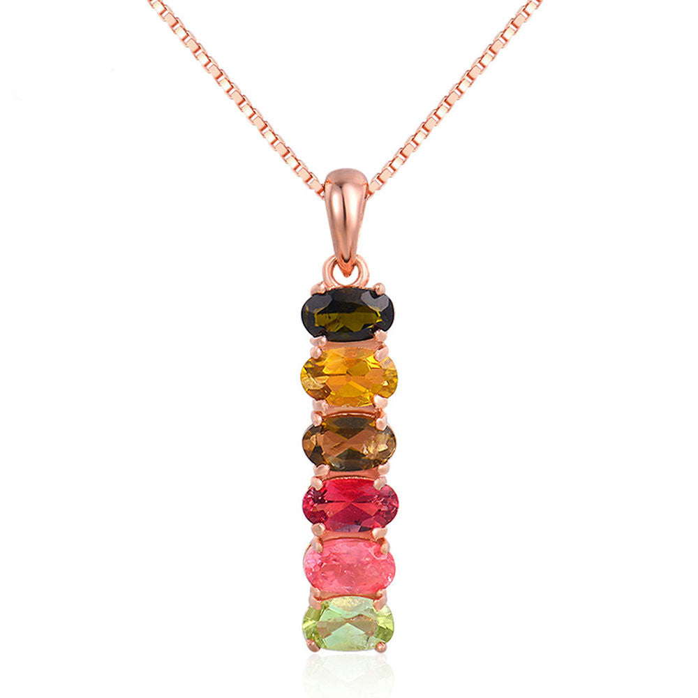 Spiritual Abacus Natural Tourmaline Pendant | Protection Crystal Healing Accessories