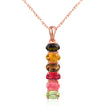 Spiritual Abacus Natural Tourmaline Pendant | Protection Crystal Healing Accessories