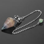 Spiritual Abacus™ Chakra Healing Pendulum – Meditation Crystal Energy Dowsing Tool for Reiki, Yoga & Chakra Balancing