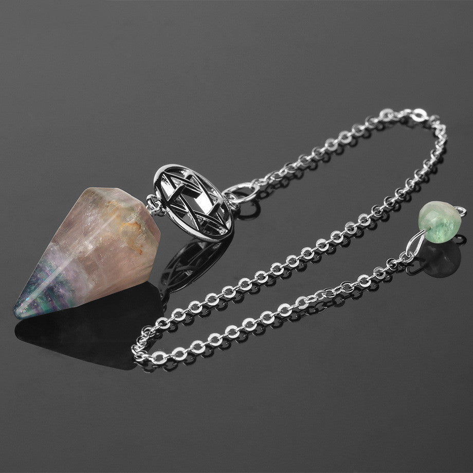 Spiritual Abacus™ Chakra Healing Pendulum – Meditation Crystal Energy Dowsing Tool for Reiki, Yoga & Chakra Balancing