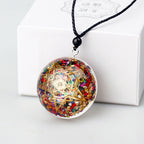 Spiritual Abacus™ Orgone Gemstone Pendant – Energy Harmony Yoga Necklace