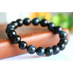Spiritual Abacus™ Blue Tiger Eye Bracelet – Natural Eagle Eye Stone Jewelry