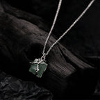 Spiritual Abacus Style Square Bead Green Aventurine Pendant