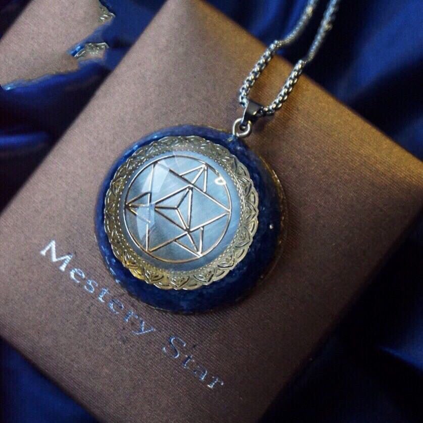 Spiritual Abacus Crystal Pendant Necklace for Men and Women