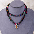 Spiritual Abacus™ 6mm Tiger Eye 108 Bead Necklace & Bracelet – Natural Stone Mala for Meditation & Mindfulness