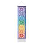 🧘‍♂️ Seven Chakra Wall Tapestry – Mandala Yoga & Meditation Wall Hanging Spiritual Room Décor for Energy Alignment & Mindful Living by Spiritual Abacus