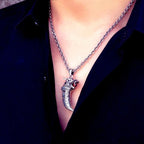 Spiritual Abacus Sterling Silver Spike Pendant