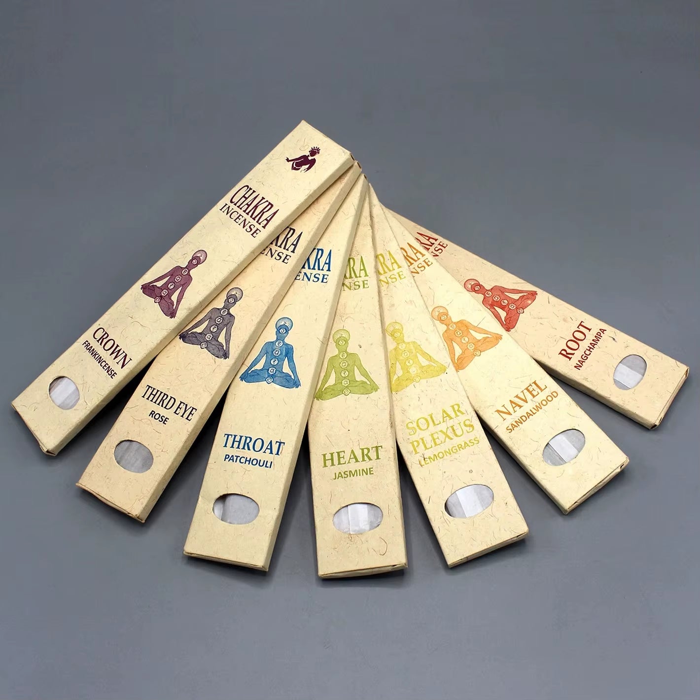 Spiritual Abacus Nepal Seven Chakras Stick Incense 15 Natural Sticks for Yoga, Meditation & Mind Purification – Handmade in Nepal