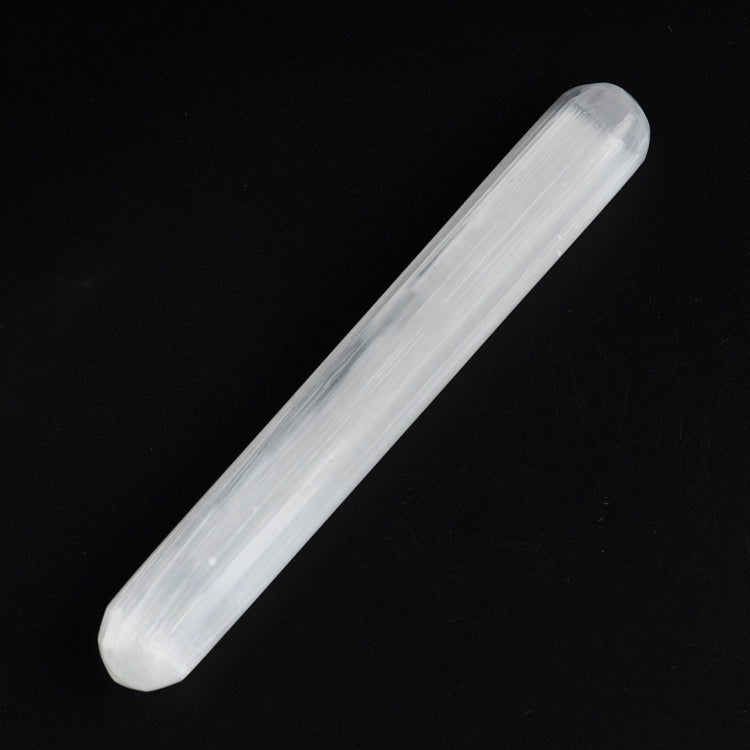 Spiritual Abacus™ Meditation Healing Stone – Natural Gypsum Crystal for Energy Cleansing & Spiritual Balance