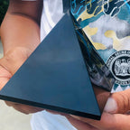 Spiritual Abacus Black Tourmaline Pyramid