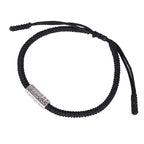 Tibetan Buddhist Hand Braided Knots Budda Thread Bracelet Women Men Carved OM Mani Padme Hum Charm Bracelets Jewelry