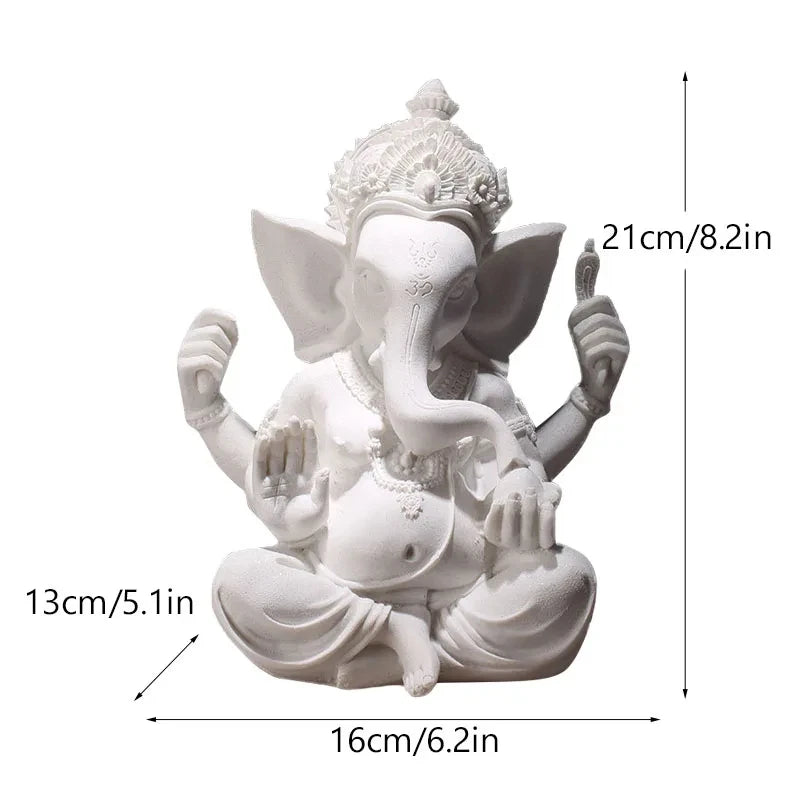 Spiritual Abacus Sandstone Ganesha Statue