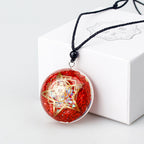 Spiritual Abacus™ Orgone Gemstone Pendant – Energy Harmony Yoga Necklace