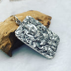 Spiritual Abacus S990 Silver Samantabhadra Buddha Pendant Necklace | Patron Saint of the Snake Zodiac