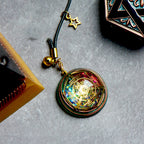 Spiritual Abacus Original Constellation Crystal Fortune Pendant Necklace