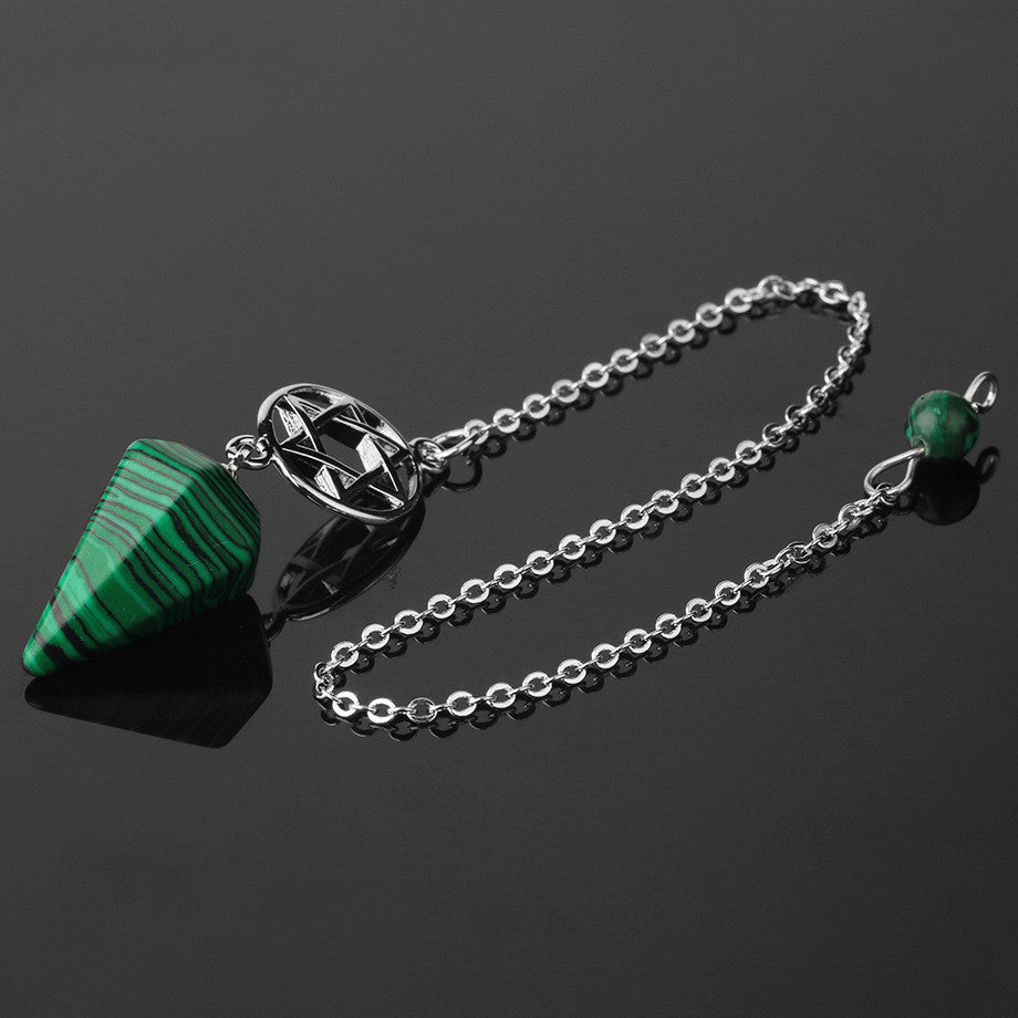 Spiritual Abacus™ Chakra Healing Pendulum – Meditation Crystal Energy Dowsing Tool for Reiki, Yoga & Chakra Balancing