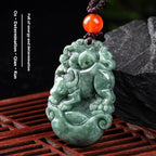 Spiritual Abacus Natural Cargo Jade Chinese Zodiac Pendant Ornaments (12 Signs)