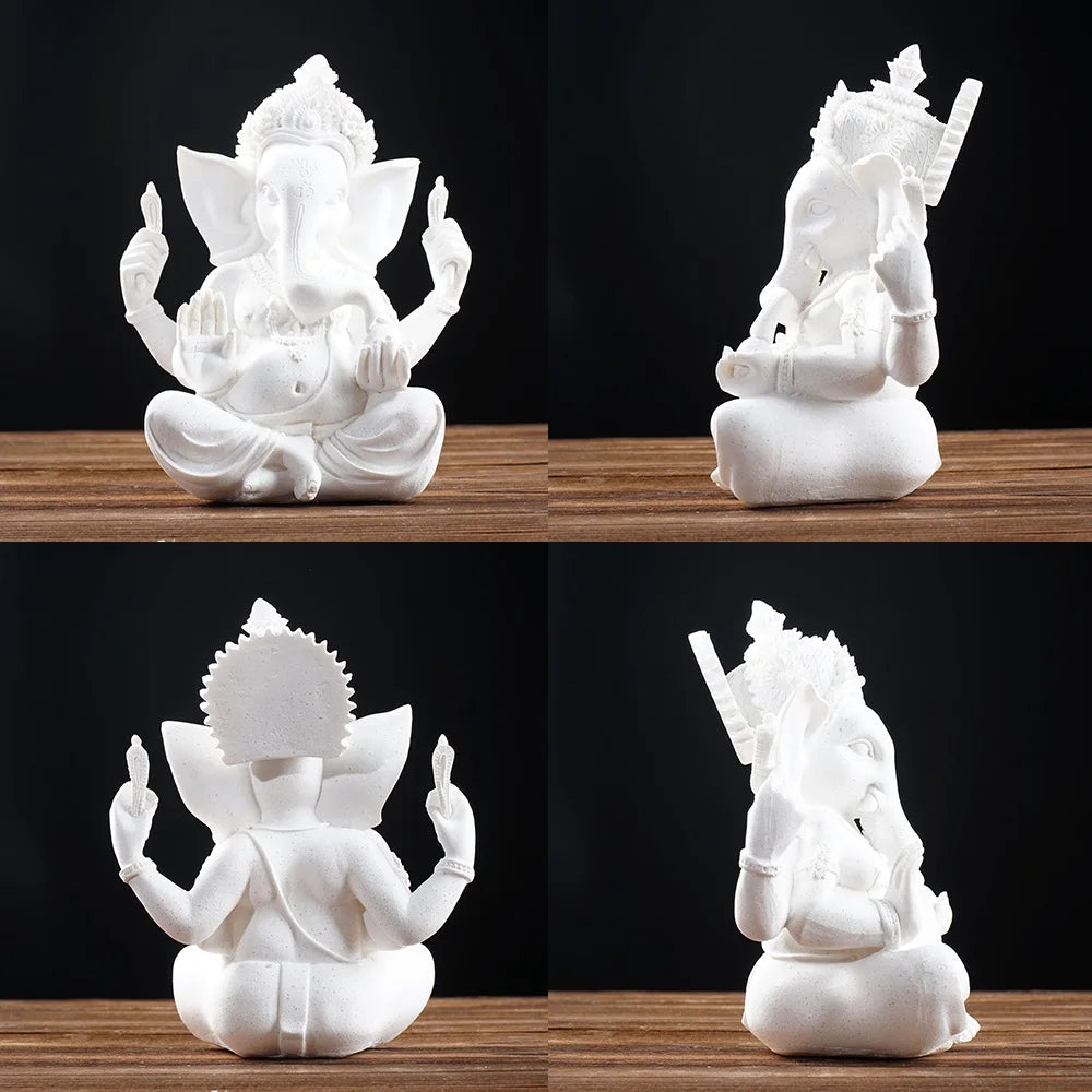 Spiritual Abacus Sandstone Ganesha Statue
