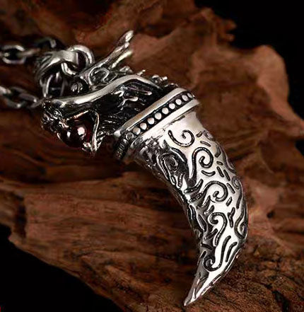 Spiritual Abacus Sterling Silver Spike Pendant