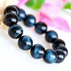 Spiritual Abacus™ Blue Tiger Eye Bracelet – Natural Eagle Eye Stone Jewelry