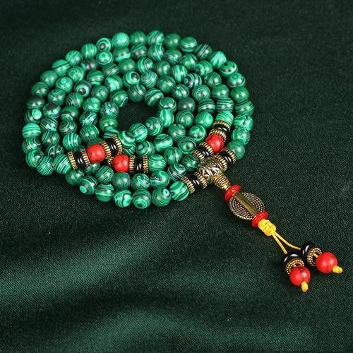 Spiritual Abacus 108 Beads Natural Agate Bracelet