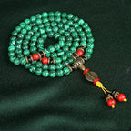 Spiritual Abacus 108 Beads Natural Agate Bracelet