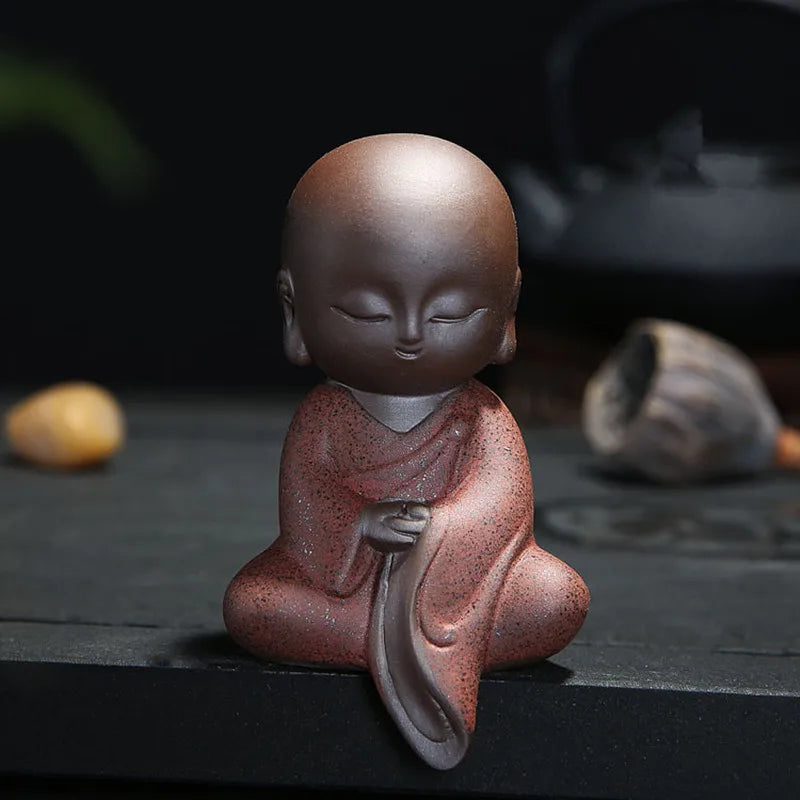 Spiritual Abacus Mini Zen Buddha Garden Statue