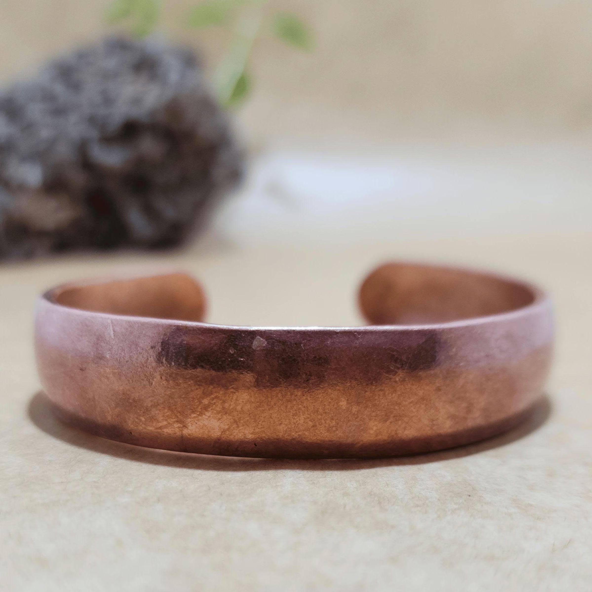 Spiritual Abacus Handcrafted Copper Cuff Bracelet