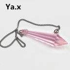 Spiritual Abacus Quartz Prism Reiki Pendulum Pendant