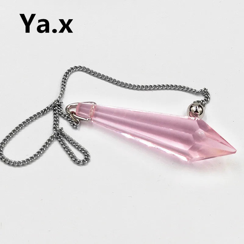 Spiritual Abacus Quartz Prism Reiki Pendulum Pendant