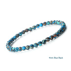 🔷 Blue Malachite Chakra Mala Bracelet – Natural Stone Buddhist Prayer Beads Healing Strand Bracelet for Yoga, Meditation & Energy Balance by Spiritual Abacus