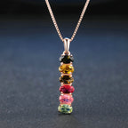 Spiritual Abacus Natural Tourmaline Pendant | Protection Crystal Healing Accessories