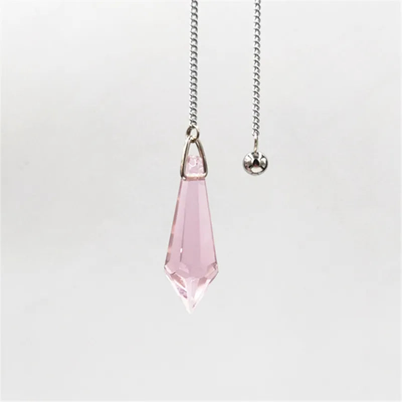 Spiritual Abacus Quartz Prism Reiki Pendulum Pendant
