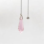 Spiritual Abacus Quartz Prism Reiki Pendulum Pendant