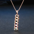 Spiritual Abacus Natural Tourmaline Pendant | Protection Crystal Healing Accessories