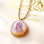 Spiritual Abacus Bonanza Wish Heart Fortune Charm Pendant Necklace