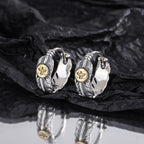 Spiritual Abacus S925 Sterling Silver Thai Silver Eagle Earrings