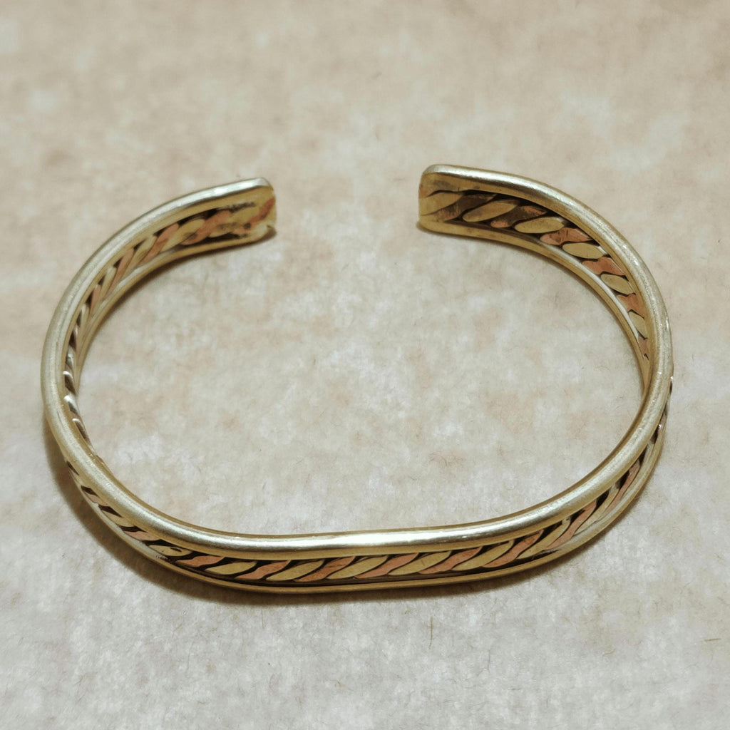 Spiritual Abacus Handmade Twisted Copper Bracelet