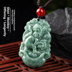 Spiritual Abacus Natural Cargo Jade Chinese Zodiac Pendant Ornaments (12 Signs)