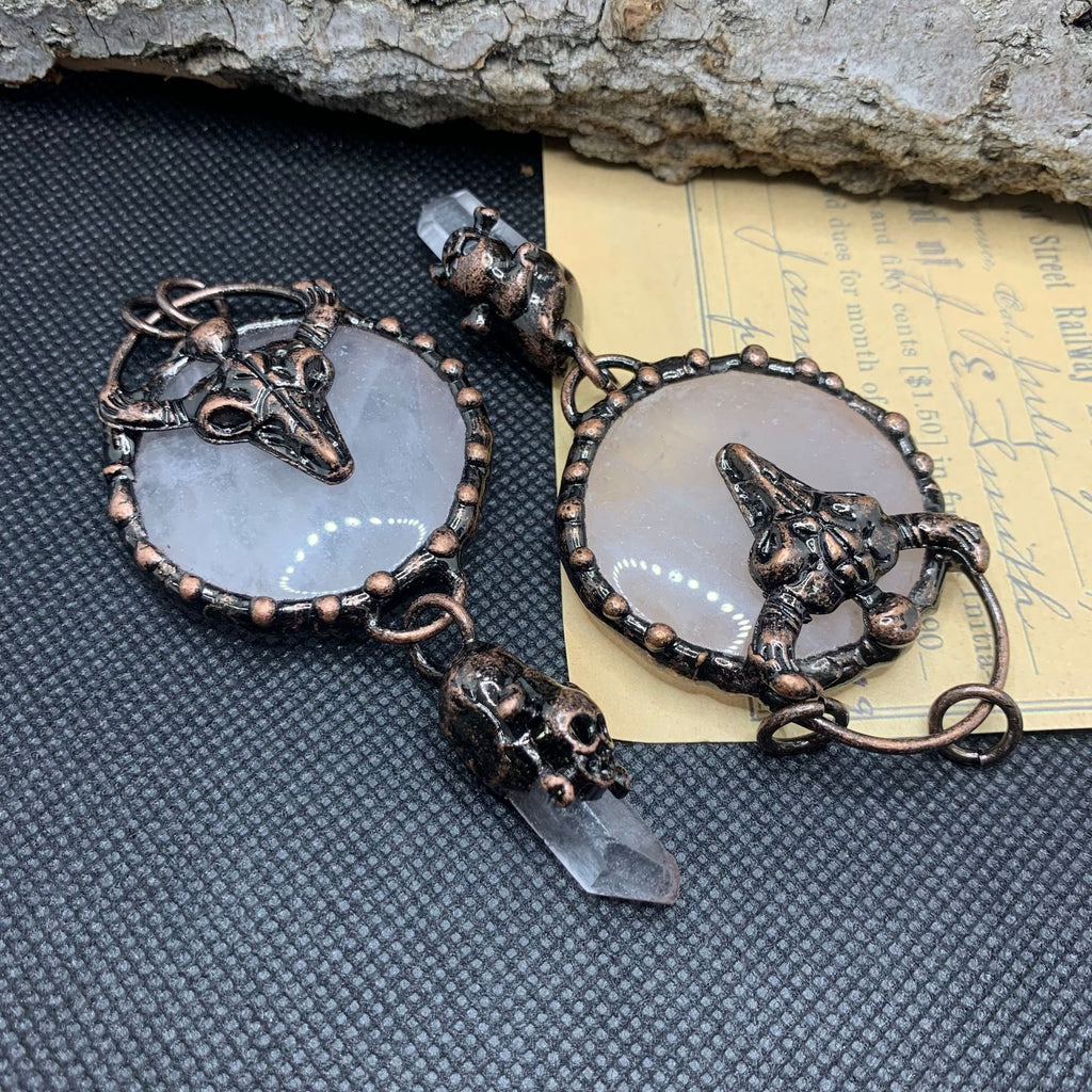 Spiritual Abacus Fashion Vintage Aventurine Crystal Pendant