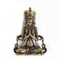 Spiritual Abacus Brass Buddha Statue Zen Meditation Decoration