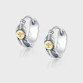 Spiritual Abacus S925 Sterling Silver Thai Silver Eagle Earrings