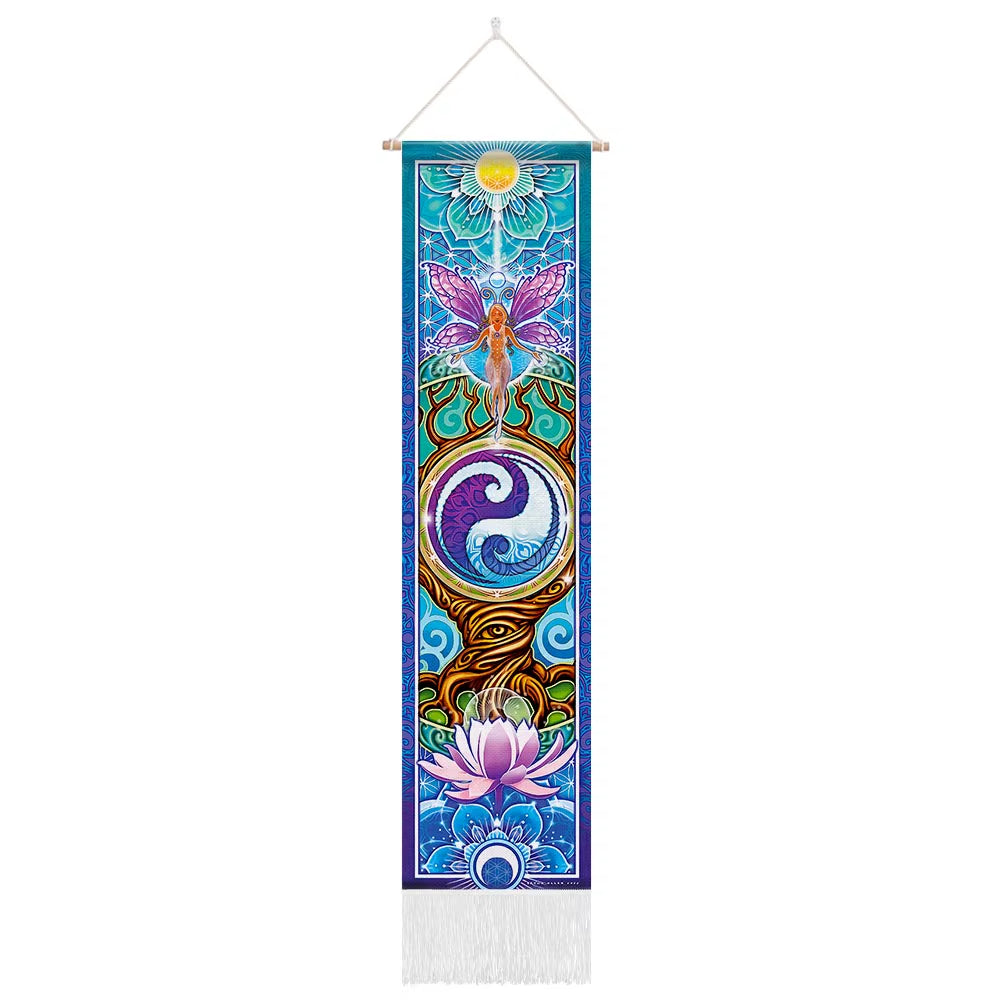 🧘‍♂️ Seven Chakra Wall Tapestry – Mandala Yoga & Meditation Wall Hanging Spiritual Room Décor for Energy Alignment & Mindful Living by Spiritual Abacus
