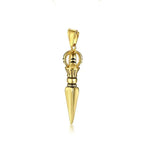 Spiritual Abacus ⚔️ Gandhanra Stainless Steel Tibetan Vajra Dagger Pendant