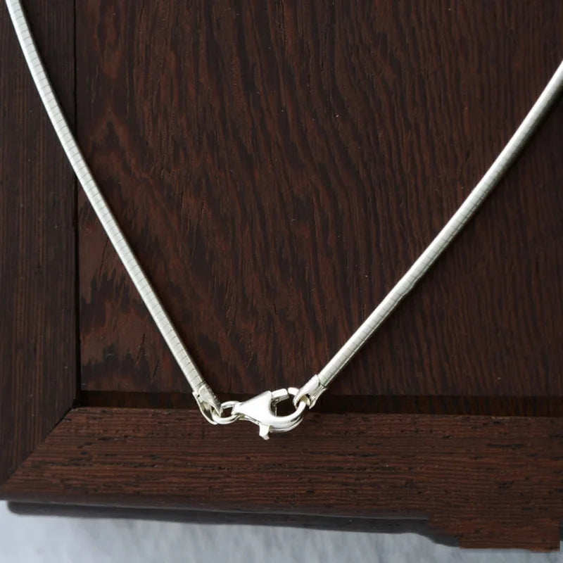 ✨ Spiritual Abacus 925 Sterling Silver Choker Necklace – Elegant Minimalist Collar for Women