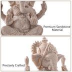 Spiritual Abacus Hindu Stone Statue Sacred Rock Sculpture